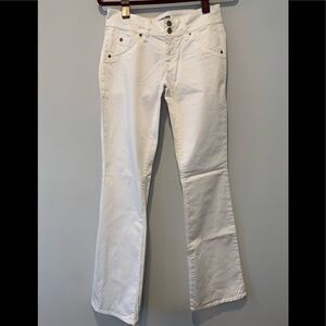 Hudson flared leg jeans size 28 in white, NWT